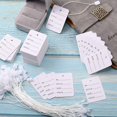 thumbnail image 4 of Etiquetas de Precio con Cuerda Adjunta, Etiquetas de Ropa, Etiquetas Colgantes en Blanco y Negro para Ropa, Joyería Personalizada, Manualidades, Regalo al por Menor, 4 of 4