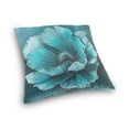 thumbnail image 3 of Ryvnso Teal Flower Throw Pillow Covers Couch Pillowcases Decor for Bed Sofa 16" x 16", 3 of 7