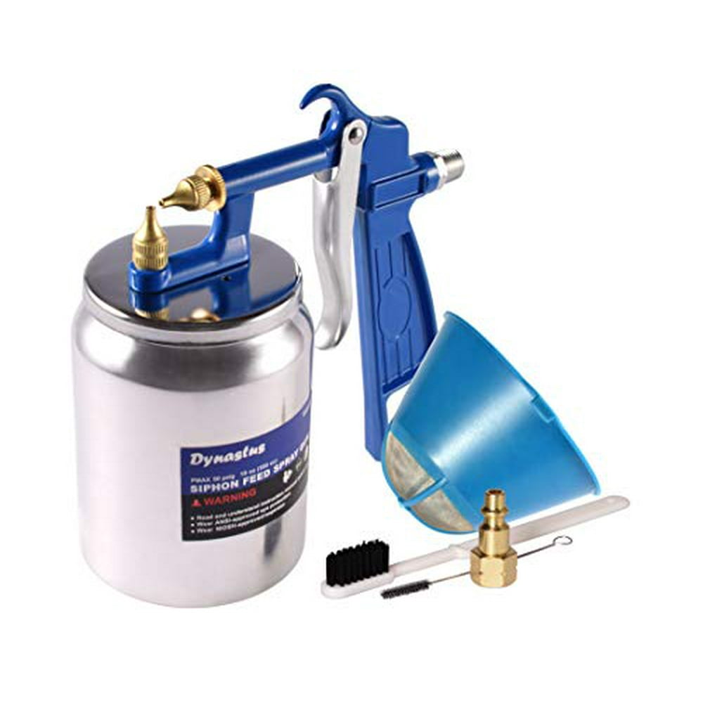 Dynastus KStyle Air Suction Feed Siphon Spray Gun for Spraying OilBased or Latex Paints, with