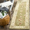 thumbnail image 3 of SAFAVIEH Antiquity Lilibeth Traditional Floral Wool Area Rug, Sage, 2'3" x 4', 3 of 8