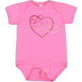 thumbnail image 3 of Inktastic Love in Red and Pink with Heart Boys or Girls Baby Bodysuit, 3 of 5
