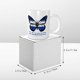 thumbnail image 5 of Tazas de café con la bandera de Cuba y mariposas, de cerámica blanca de 11 oz, 330 ml, con asa para agua, té y leche, regalo para hombres y mujeres, 5 of 8