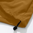 thumbnail image 6 of COMVALUE Men's Lightweight Quarter Zip Pullover Casual Windbreaker for Running Golf Jackets with 3 Pockets (Brown, XL), 6 of 7