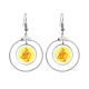 thumbnail image 1 of El budismo religión sánscrito Amah patron Los pendientes cuelgan del aro de la joyería del círculo de la gota Unbranded M, 1 of 3