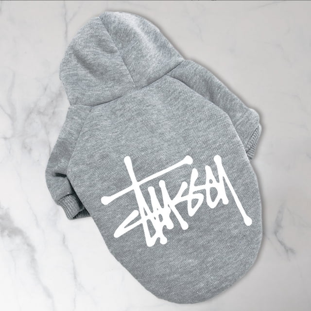 Ropa Para Perros Abrigo Con Capucha Para Perros De Clima Frío Ropa Con Capucha Suave Para Perros Suministros Para Mascotas (8Xl Gris)