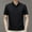 Black, variant on Polo Shirts for Men Plus Size Short Sleeve Quick Dry Golf Polo Shirts Button Up Lightweight Casual Shirts Soft Polyester Collared Shirt