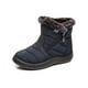 thumbnail image 3 of Botas de nieve para mujer Cremalleras laterales Botas de invierno impermeables Comodidad - Mantiene los pies calientes y secos - Zapatos de invierno de ancho ancho, 3 of 7