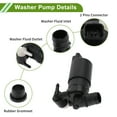 thumbnail image 5 of Unique Bargains Windshield Washer Pump with Grommet for Citroen Berlingo 1996-2025 Front Washer Fluid Pump Windshield Wiper Pump No.4158690121 Black 1 Pcs, 5 of 7