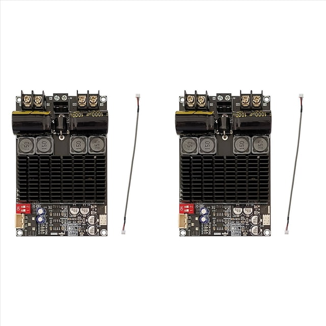 2X -2001 Placa Amplificadora Digital 2.1 Canales 2X100W+200W Subwoofer TPA3221 Módulo Amplificador Bluetooth con Cable Blindado