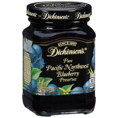 Dickinson's Pure Pacific Northwest Blueberry Preserves, 10.0 OZ