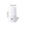 thumbnail image 3 of Cagogo Light Control Plug In Night Light, Auto On/Off Sensor Eye Protection Sleep Aid, Dimmable LED Night Light for Bedroom Bedside, Nursery Hallway Bathroom, Energy Saving Plug Night Lamp, 3 of 6