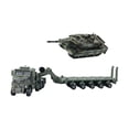 thumbnail image 3 of Miniatura Tanque Modelo Kit de Vehículo Blindado Transportador Bloques de Construcción Material Pp Función de Ensamblaje Adecuado para Colección Exhibición en Mesa Verde, 3 of 8