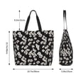 thumbnail image 5 of Yiaed Daisies Flowers Print Handbag for Women Tote Purse Shoulder Bag Large Fashion Hobo Purse Handbag Shopping Tote, 5 of 5