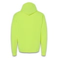 thumbnail image 6 of Hanes- High Visibility Hooded Safety Sweatshirt For Men | Pullover Fleece Hi-Vis Hoodie, Safety Green With Work Reflective, 7.8oz, 50/50 Cotton/Polyester, Size XL , 2 Pack, 6 of 6