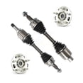 thumbnail image 1 of Kugel Front CV Axle Drive Shaft and Complete Wheel Hub Bearing Assembly Kit for Car Chevrolet Equinox GMC Terrain Primary Design - Left Right Side (Driver Passenger) KN7-100456, 1 of 11