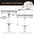 thumbnail image 6 of FITUEYES Modern Universal Floor TV Stand for TVs up to 80 inch Iron Base,Hold Up To 110 Lbs, 6 of 7