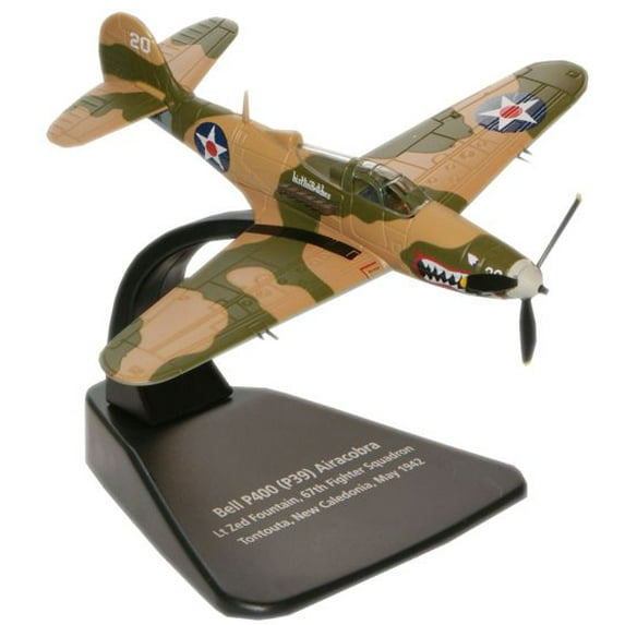 P-400 (P-39) Airacobra Lt. Zed Fountain, 67th Fighter Squadron, Tontouta, New Caledonia, 1942 (1:72)