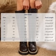 thumbnail image 3 of Women Leather Knee High Combat Boots, Round Toe Front Lace Up Side Zipper Lug Sole Tall Boots, Chunky Boots, 3 of 7