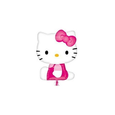 Hello Kitty Face Foil Balloons 13"x15" - Walmart.com