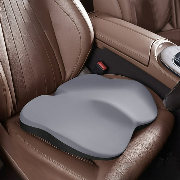 Car Seat Cushion Height Increasing Pad Drivers Seat Thickening Mat Lumbar Support Comfort Pad Automotive Seat Accessory