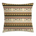 thumbnail image 1 of Egyptian Throw Pillow Cushion Cover, Colorful Abstract Borders Traditional Old Cairo Culture Indigenous Motifs Symbols, Decorative Square Accent Pillow Case, 24 X 24 Inches, Multicolor, by Ambesonne, 1 of 2