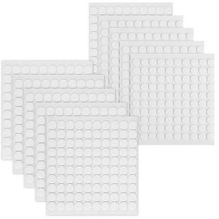 5 Sheets Foam Dots Squares Dual-Adhesive Foam Mount for Scrapbook