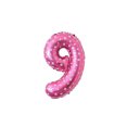 thumbnail image 1 of 16 pulgadas Tamaño grande Oro Plata Rosa Oro Número Globo Cumpleaños Decoraciones para fiestas de bodas Globos de aluminio Niño Niño Juguete Kits de decoración para fiestas polvo de impresión nueve Billuyoard HA002665-69, 1 of 1