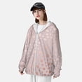 thumbnail image 3 of Balery Rose Gold Abstract Spots 1 Sudadera ligera de manga larga con capucha y protección solar UPF 50+ para hombre y mujer, ideal para pesca y running-Large, 3 of 7