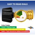 thumbnail image 6 of Flame King Propane Tank Gauge with Leak Detector and Glow in the Dark Dial, 6 of 10