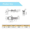thumbnail image 2 of 10pcs Closed Lever And Hook, Toggle Latch(yellow Galvanized), 2 of 5