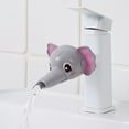 thumbnail image 2 of Faucet Extender Water Faucet Tap Extender for Kids Gray Elephant, 2 of 8