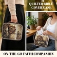 thumbnail image 3 of Garronmavis Lion Sheep Bible Cases for Woman Bible Study Supplies Accessories Quilted Bible Carrying Case Multifunctional Bag Carrying Book Case Christian Gift, 3 of 7
