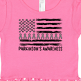 thumbnail image 3 of Inktastic Parkinson's Awareness Gray Ribbons and Flag Gift Baby Girl Dress, 3 of 4