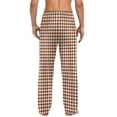 thumbnail image 5 of CYiJun Men's Soft Plaid Flannel Pajama Sleep Pant | Drawstring Lounge Pants, 5 of 6