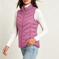 thumbnail image 5 of hoksml Women Quilted Puffer Vest Stand Collar Zip Up Sleeveless Pockets Gilet for Fall Winter Daily Outdoor Work Comfort, 5 of 9