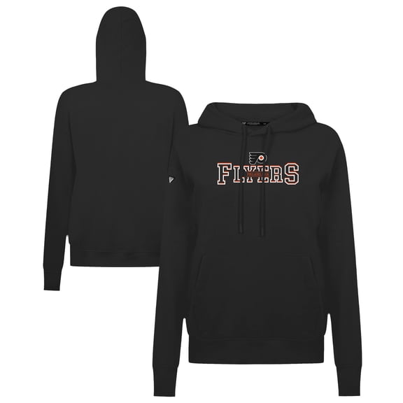 Women's Levelwear Black Philadelphia Flyers Adorn Journey Pullover Hoodie