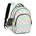 thumbnail image 2 of ALAZA Cartoon Scale Pattern School Backpack Elementary Bag Bookbag Travel Rucksack, 2 of 6