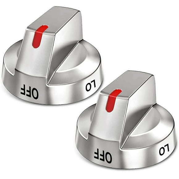 2PCS DG64-00473A Stove Oven Knobs Top Burner Control Dial Knob Replacement Parts for NX58H5600SS NX58H5650WS