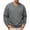 Gray, variant on Sweatshirts for Men Fall Winter Solid Color Soft Loose Fit Pullover Sweatshirt Long Sleeve V Neck Hoodless Sports Casual Sweatshiers