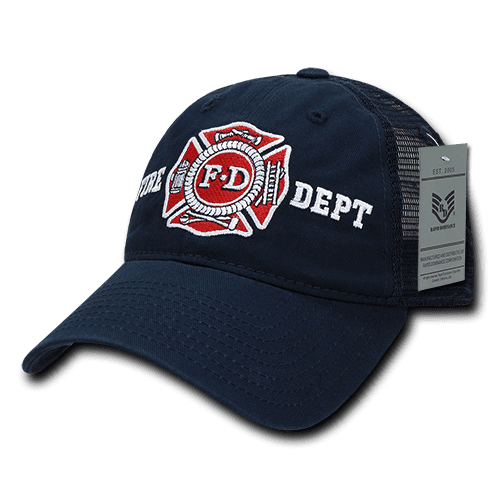 Fire Dept Department Relaxed Trucker 
