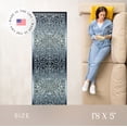 thumbnail image 4 of Maples Rugs Pelham Transitional Vintage Scroll Navy Grey Washable Hallway Runner Rug, 1'8 x 5', 4 of 8