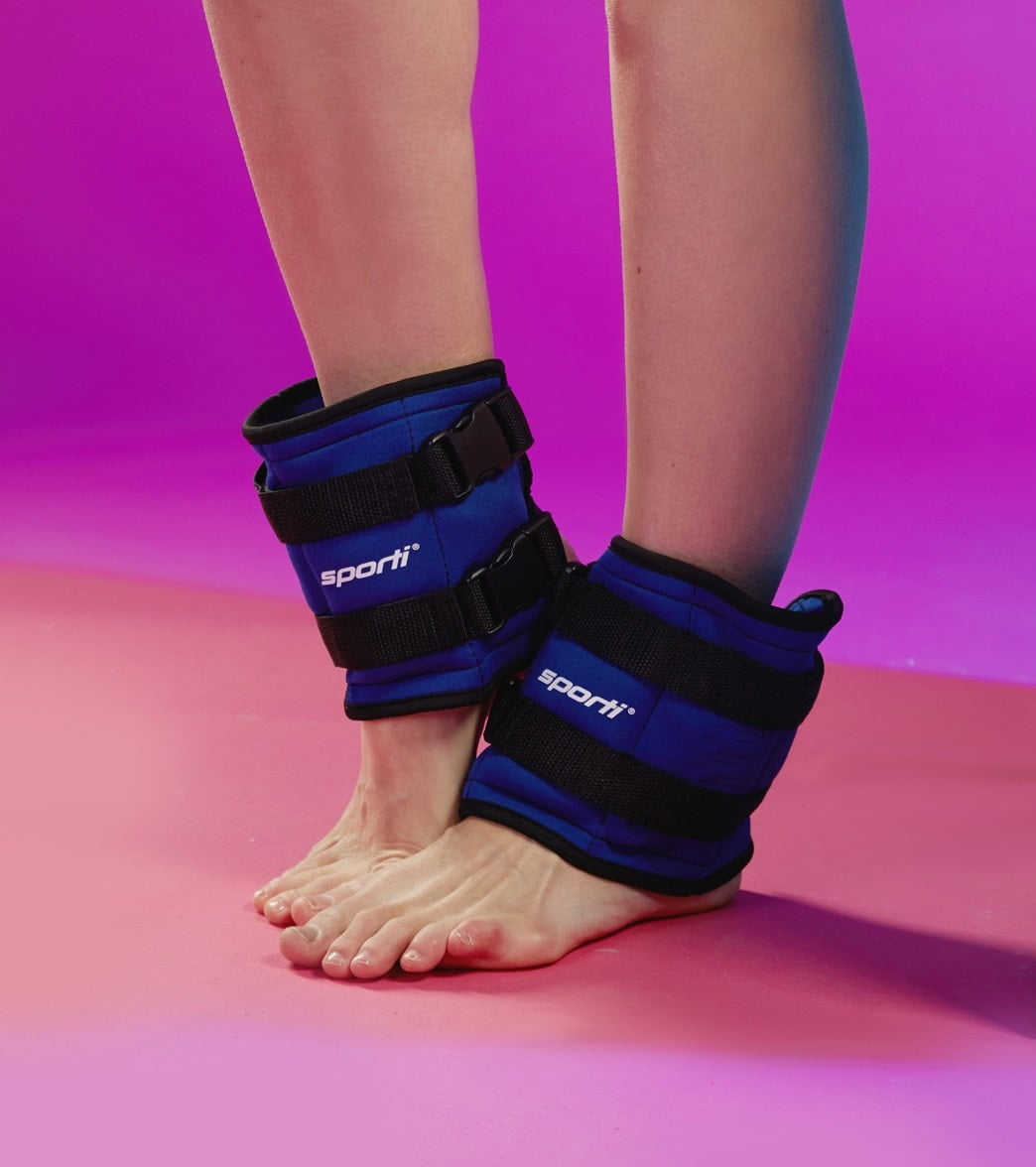 Sporti Adjustable 5lb Neoprene Ankle Weights
