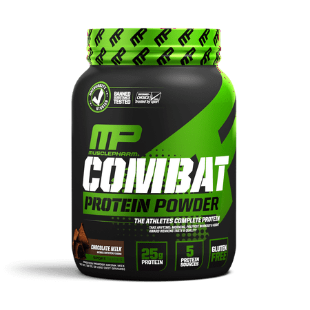 UPC 019962715129 product image for MusclePharm Combat 100% Whey Protein Powder, Chocolate, 25g Protein, 2 Lb | upcitemdb.com