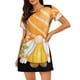 thumbnail image 1 of Fotbe Sunflower Gnomes 2 Bata de Dormir para Mujer con Estampado, Camisón de Algodón de Manga Corta, Ropa de Dormir Casual, 1 of 6