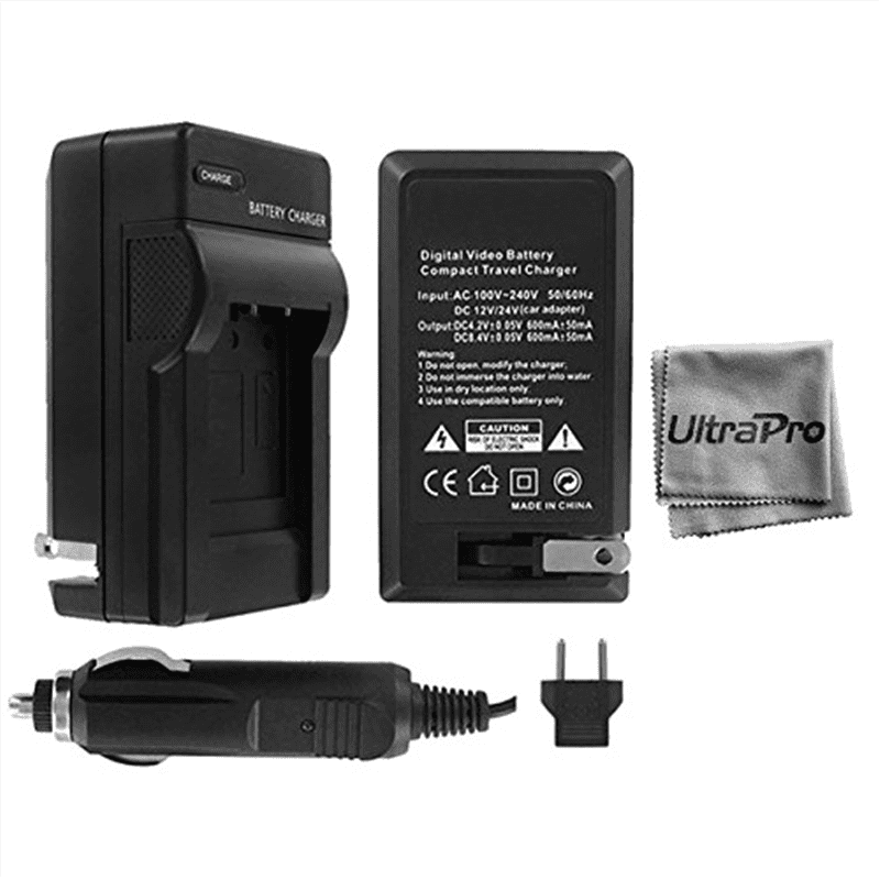 LP-E6NH / LP-E6N / LP-E6 Replacement Battery Charger for Select Canon  Models with Car & Euro adapters 