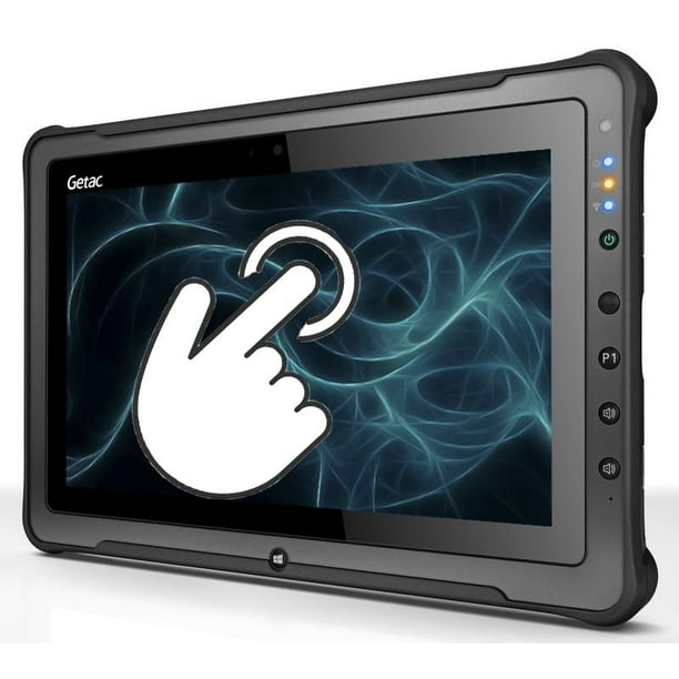 Getac F110 G5 - tablet resistente, 11.6 pulgadas FHD Multi-Touch, Core i5-8265U, 8 GB de RAM, 256 GB SSD, Wi-Fi, Bluetooth, 4G LTE, cámara web, cámara trasera, RFID, puerto serie, Windows 11 Pro