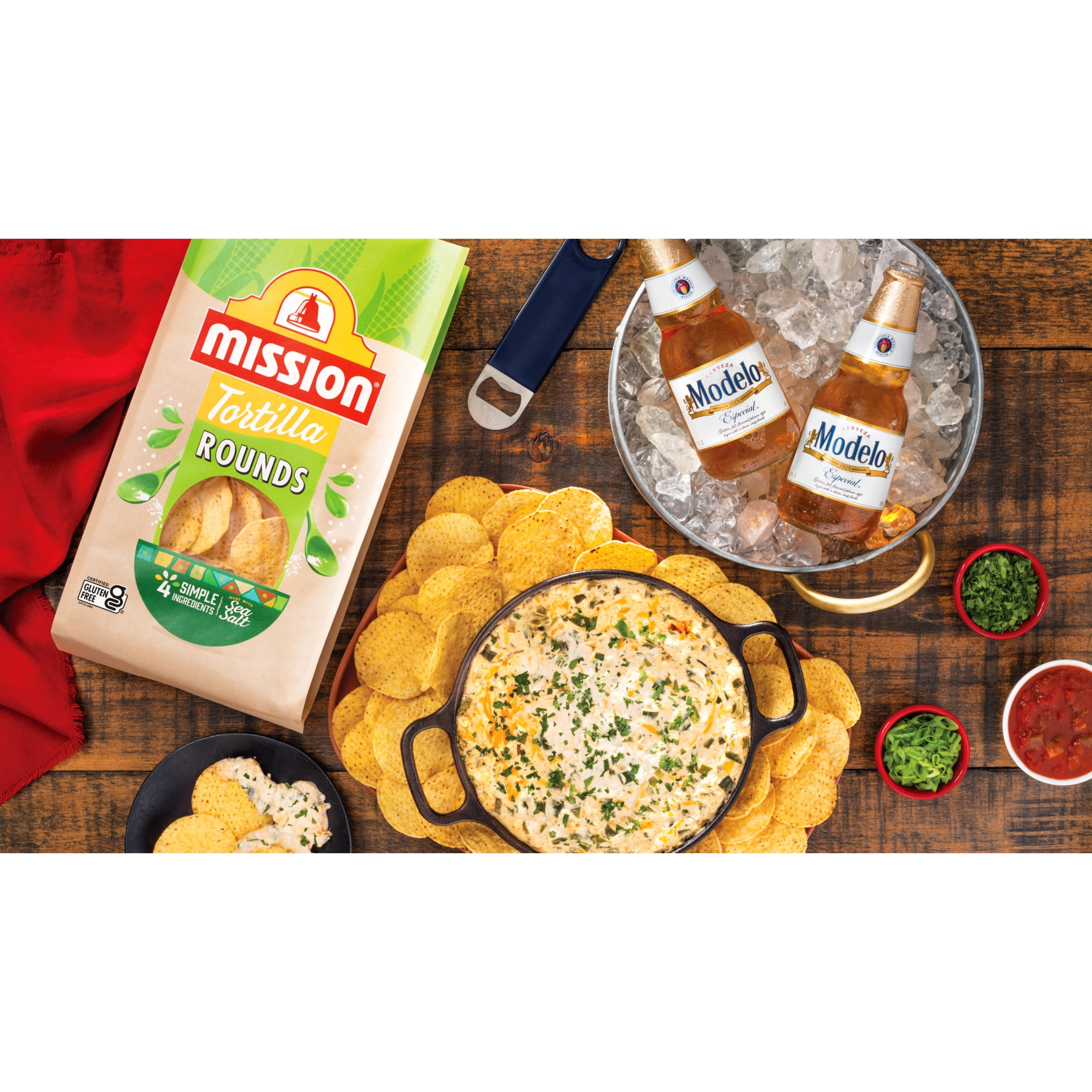 Mission Round Yellow Corn Tortilla Chips, 18 Ounce Bag
