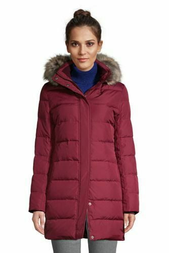 lands end long puffer coat