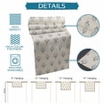 thumbnail image 6 of Bohemia Table Runner - 90 Inch Long Modern Abstarct Floral Flowers Boho Beige Cotton and Linen Blended Dress Scarves Farmhouse Table Runner for Kitchen Dining, Coffee Table, 13" x 90", 6 of 8