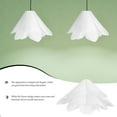 thumbnail image 3 of OUNONA Premium PP Material Lily Lamp Shade with Elegant Flower Design, 3 of 8